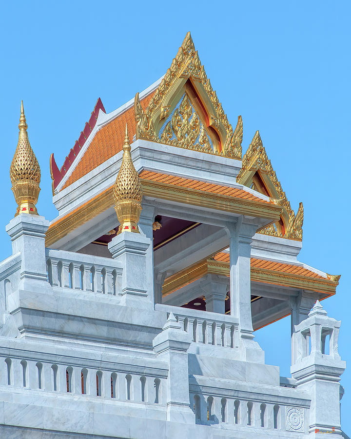 Wat Traimit Phra Maha Mondop Bell Pavilion DTHB0677 Photograph by Gerry Gantt