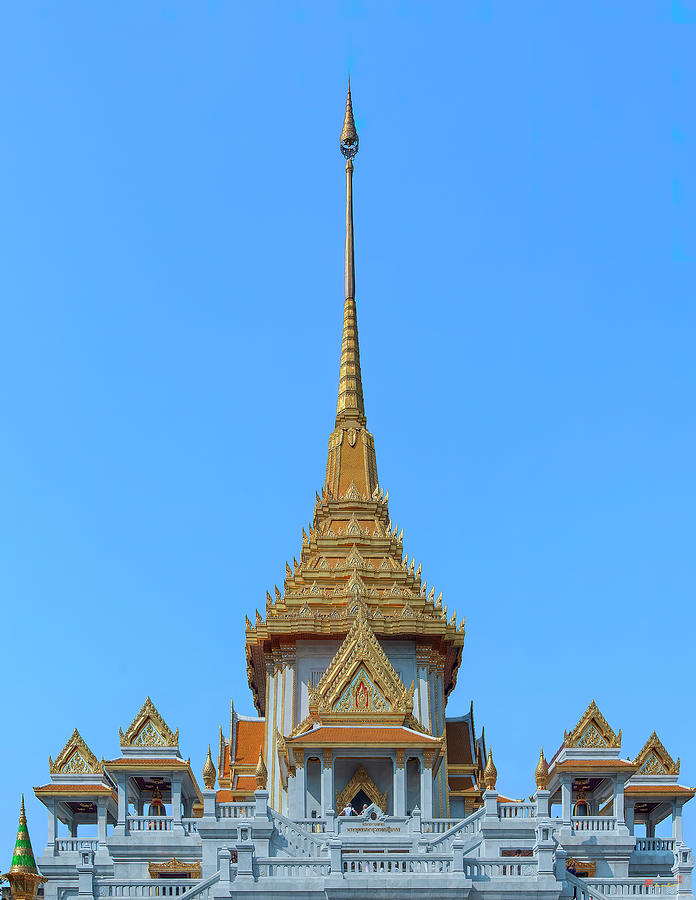 Wat Traimit Phra Maha Mondop of the Golden Buddha DTHB956 Photograph by Gerry Gantt