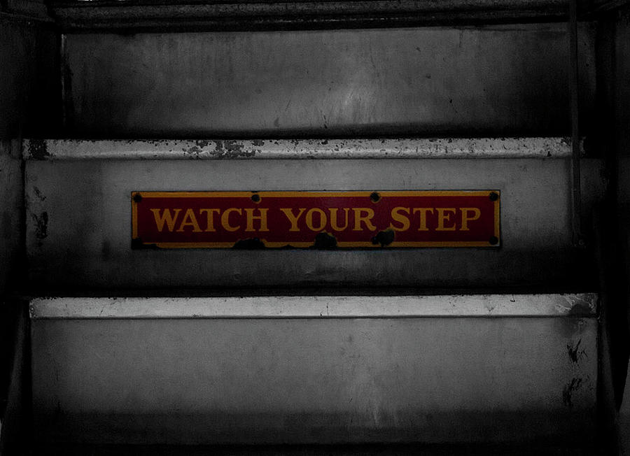 Watch Your Step Digital Art by Danette Steele