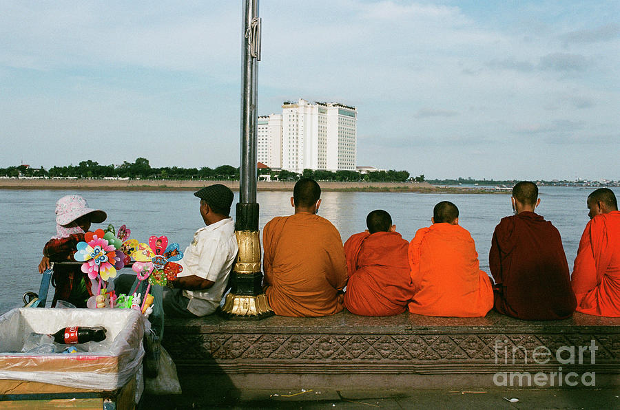 Cambodia Photograph - Watching the River Flow by Dean Harte