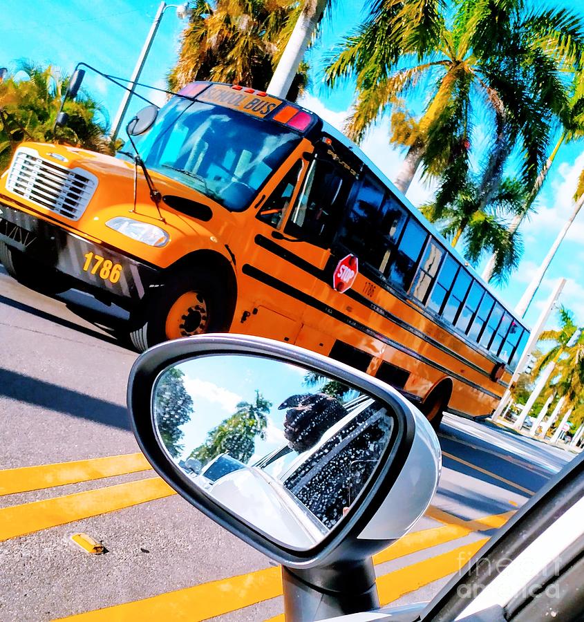 Watching The School Bus Photograph by Claudia Zahnd-Prezioso