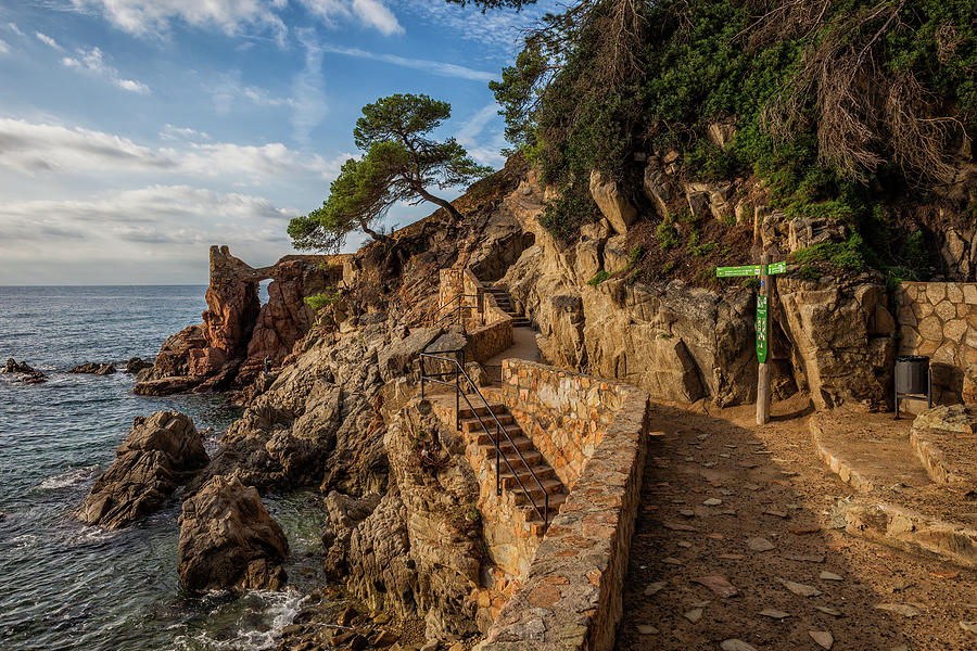 Watchman Path In Lloret de Mar On Costa Brava In Spain Photograph by Artur Bogacki