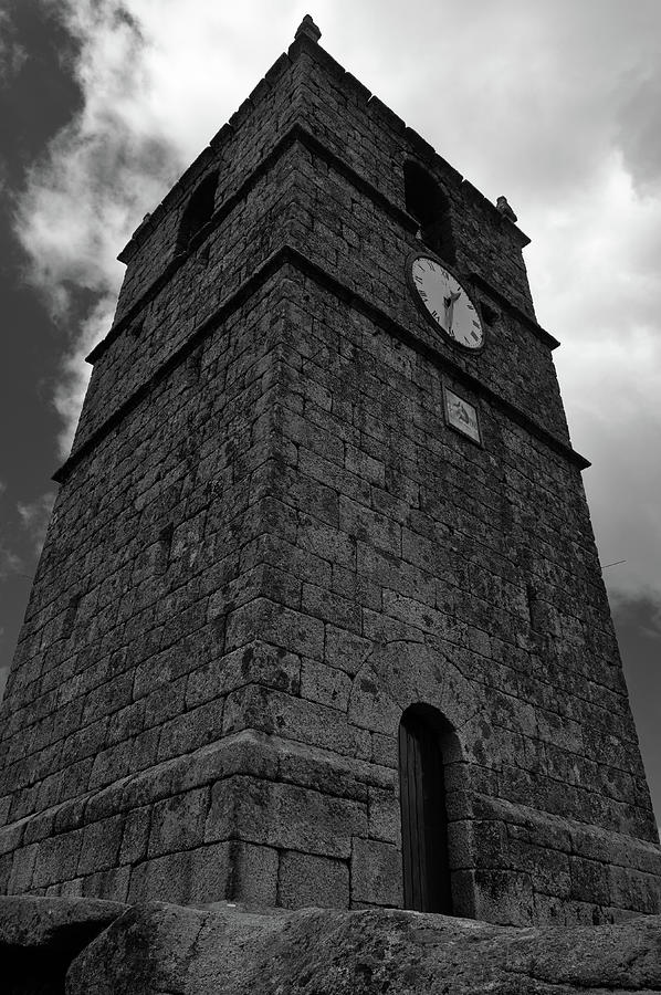 Watchtower in Monsanto - Monochrome Photograph by Angelo DeVal