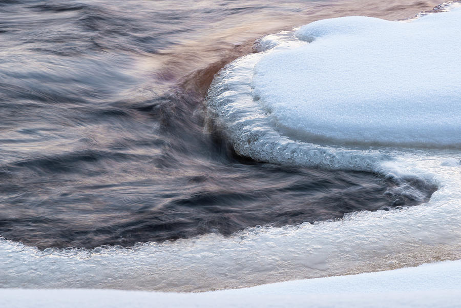 Water and Ice Photograph by Thomas Kast