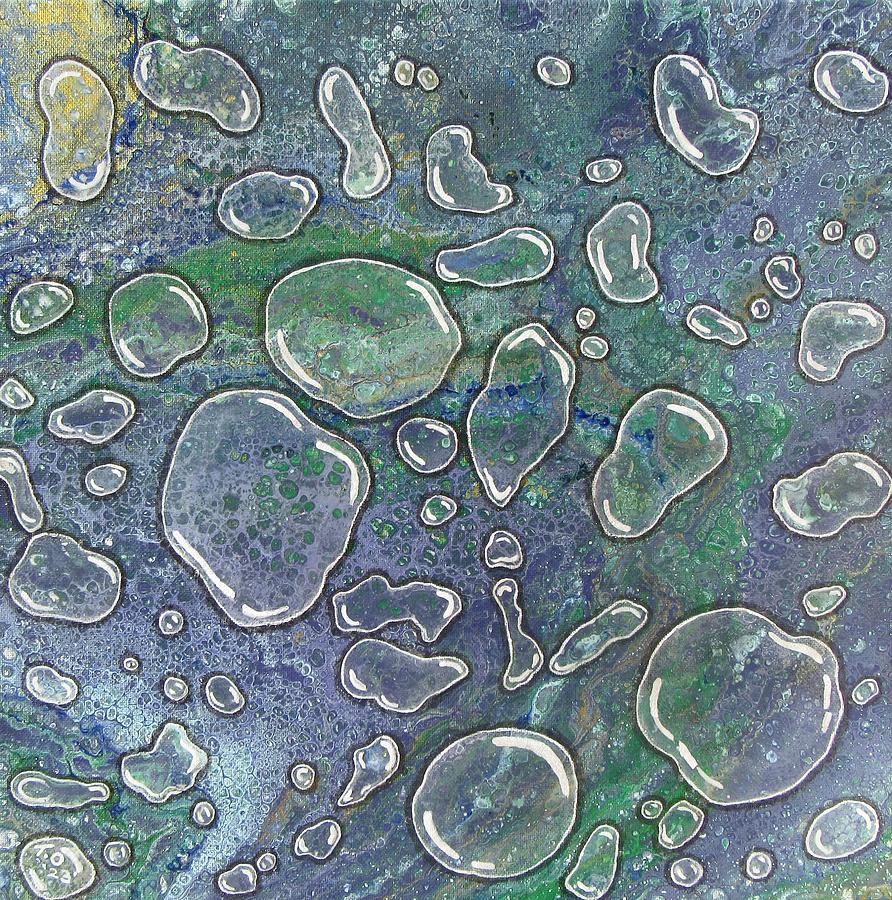 Water Bubbles Painting by Tammy Oliver