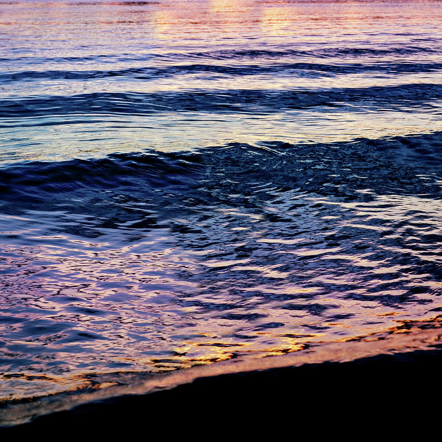 Water Color Waves Photograph by Laura Fasulo