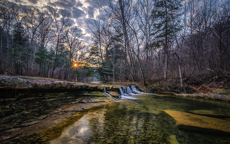 Water Creek Sunset Photograph by David Dedman