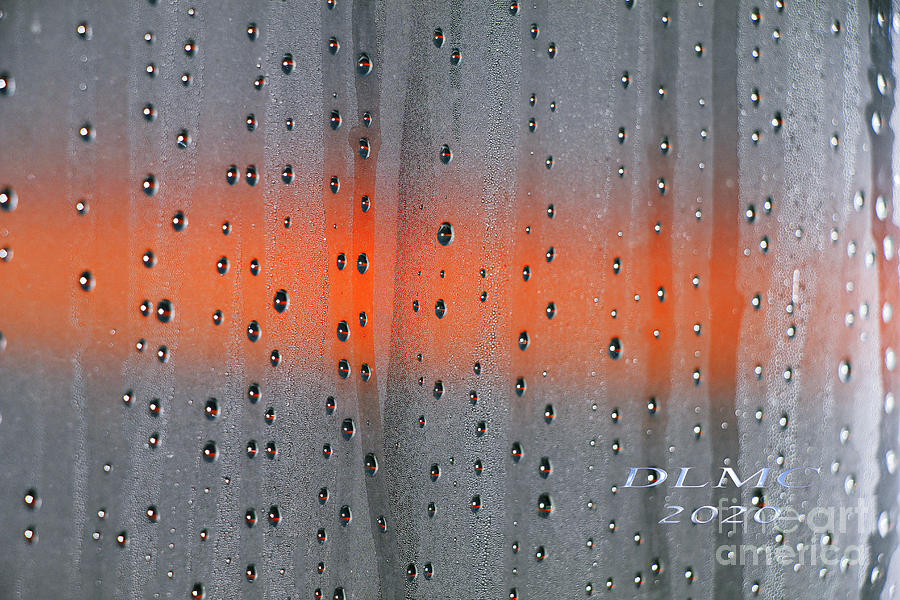Water Drop and Sunrise Photograph by Donna L Munro