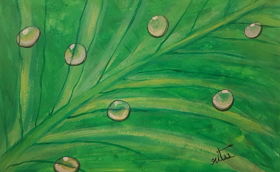 Water drop Painting by Ritu Tyagi - Fine Art America