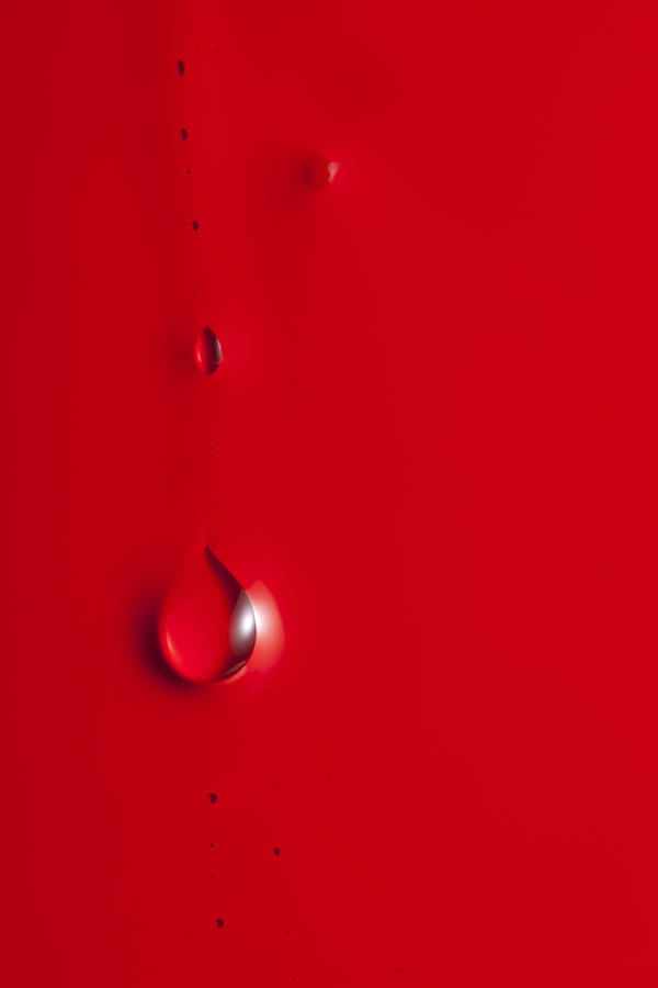 Water droplets on a painted background Photograph by Colormos
