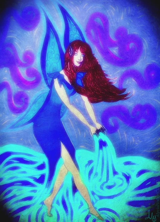 Water Fairy Digital Art by Alycia Hodge - Fine Art America