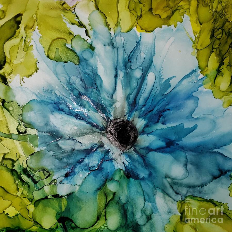 Water Flower Painting by Audrey Friedman - Fine Art America