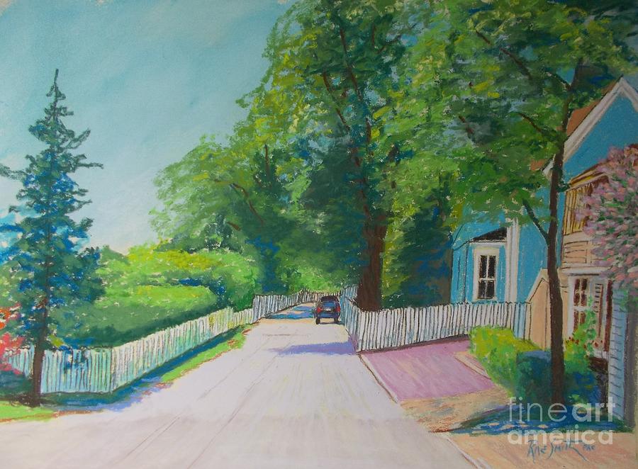 Water Lane ,Chester  Pastel by Rae  Smith PAC