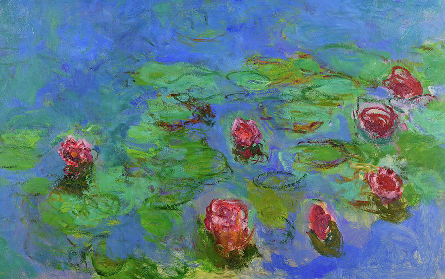 Water Lilies, 1914-1917 Painting By Oscar-Claude Monet - Fine Art America