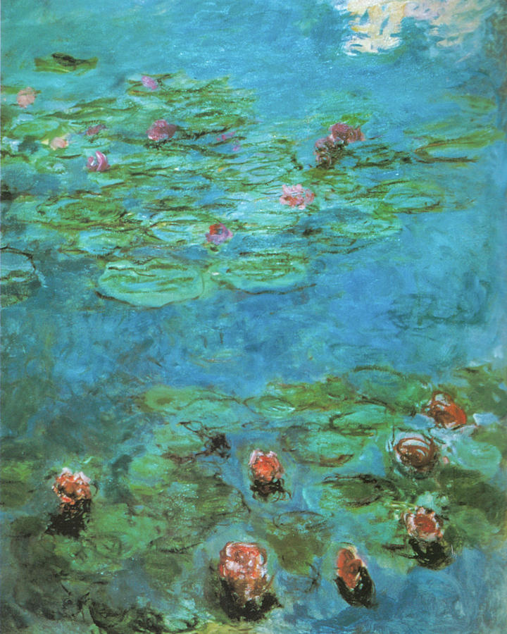 Water-lilies 1920 Painting by Claude Monet - Pixels