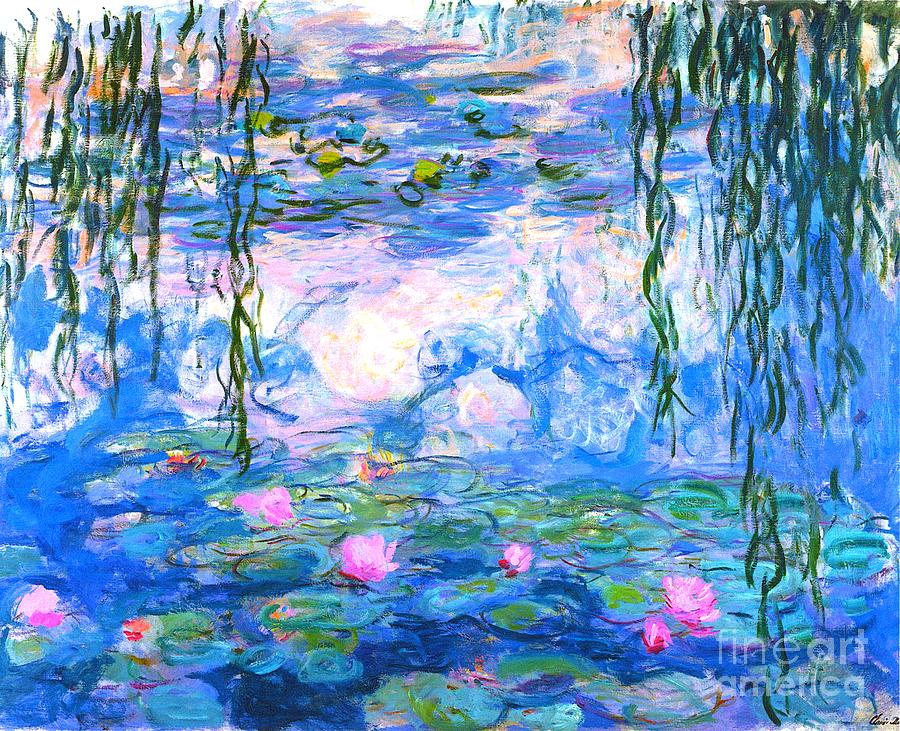 Water Lilies 20. Painting by Claude Monet