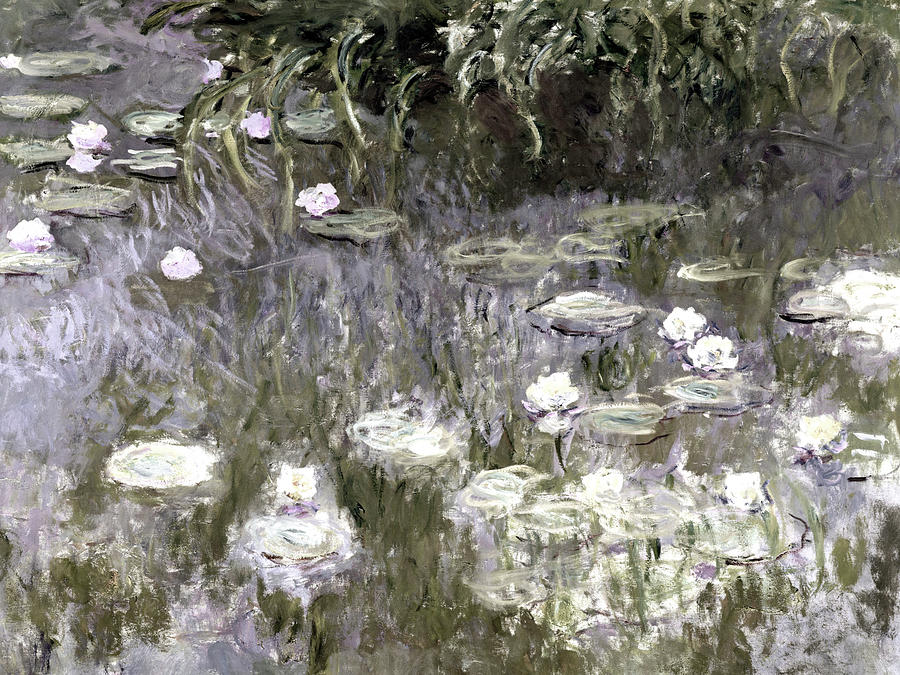 Water Lilies By Claude Monet Painting By Public Art Garden Fine Art America