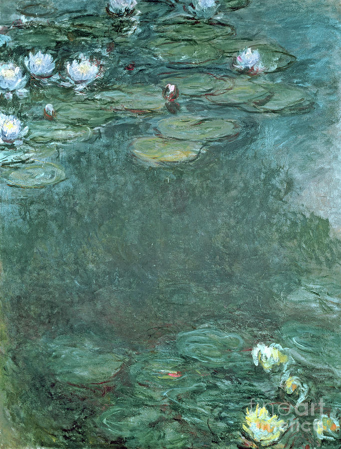 Claude Monet Painting - Water-Lilies by Claude Monet, oil on canvas by Claude Monet
