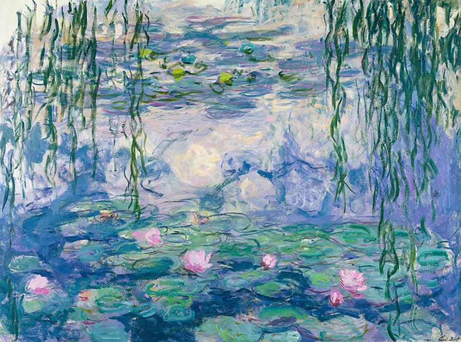 Water Lilies Claude Monet Fine Digital Art by Pauline Barge - Pixels