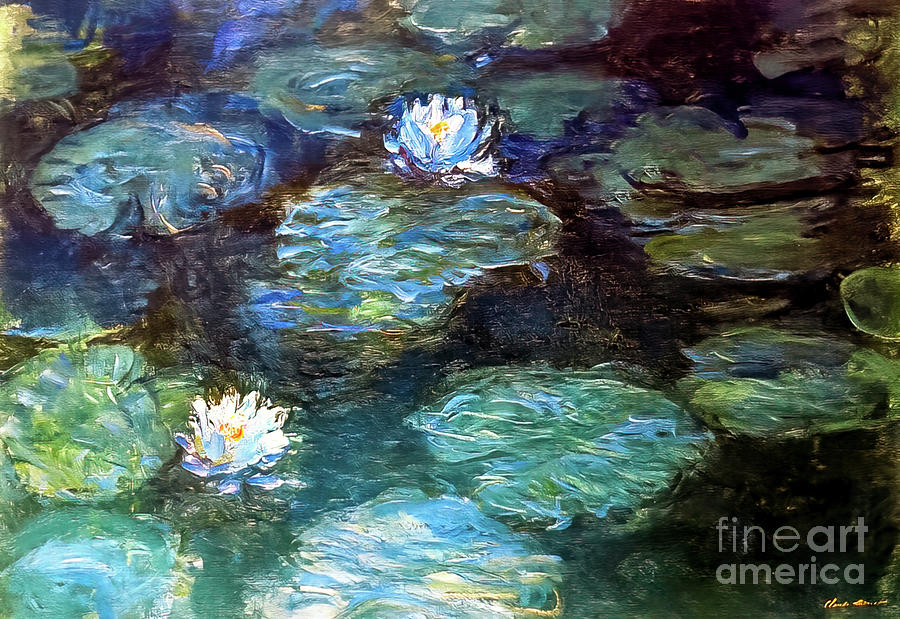 Water Lilies I by Claude Monet 1899 Painting by Claude Monet