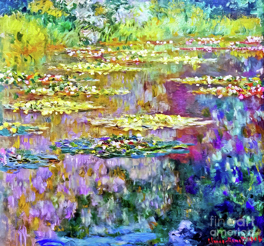 Water Lilies I by Claude Monet 1904 Painting by Claude Monet