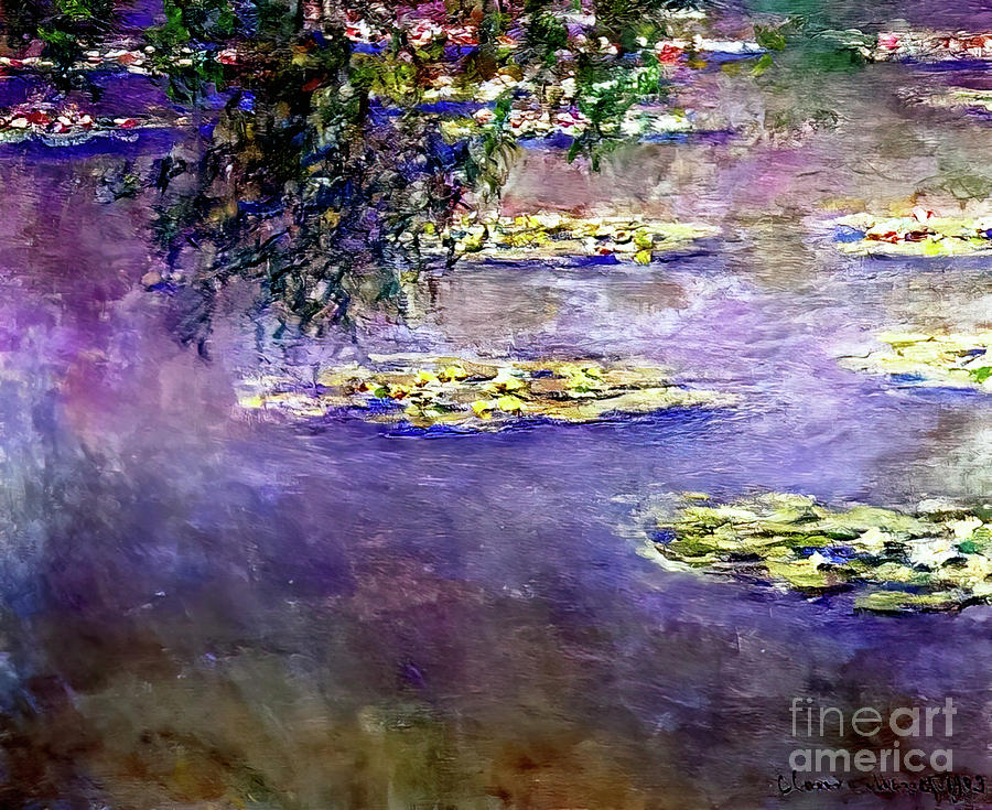 Water Lilies II by Claude Monet 1903 Painting by Claude Monet