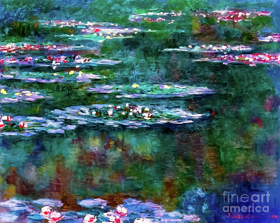Water Lilies III by Claude Monet 1904 Painting by Claude Monet