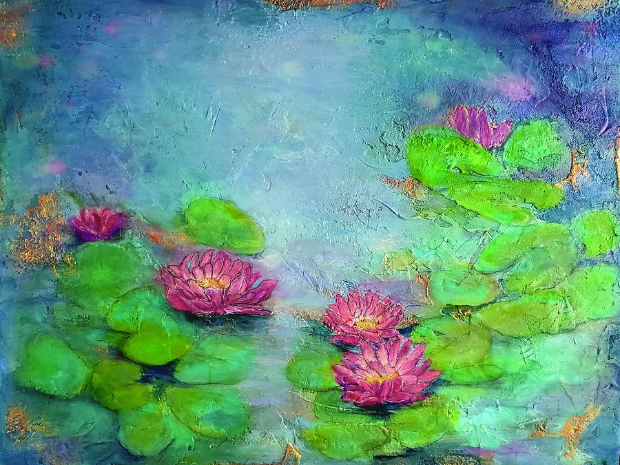 Water Lilies  Painting by Janet Immordino