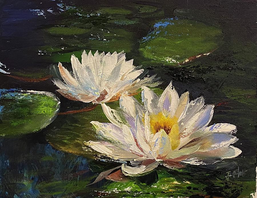 Water Lilies Painting by Jill Holt - Fine Art America