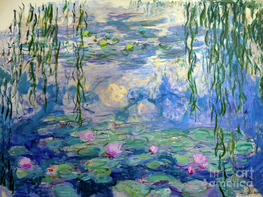 Water Lilies, Les Nympheas, Photograph by Claude Monet | Pixels