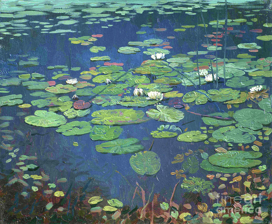City Painting - Water Lilies by Simon Kozhin