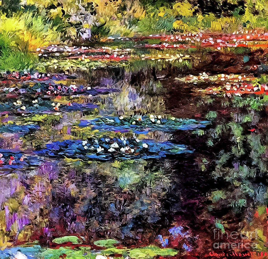 Water Lilies V by Claude Monet 1904 Painting by Claude Monet
