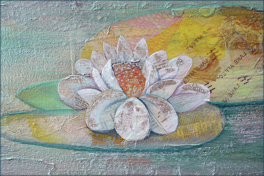 Water Lily Detail I Painting