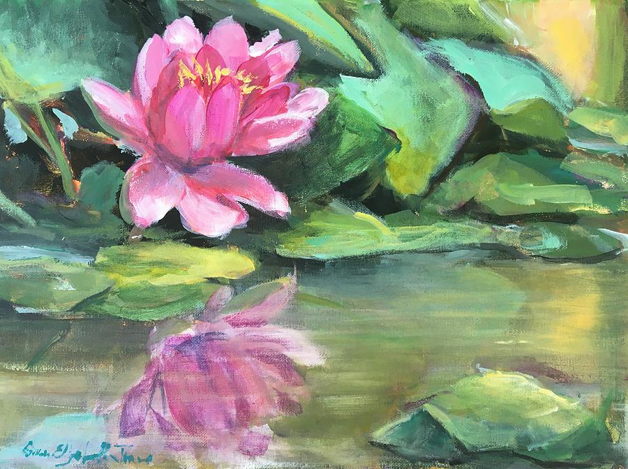 Water Lily Painting by Susan Elizabeth Jones