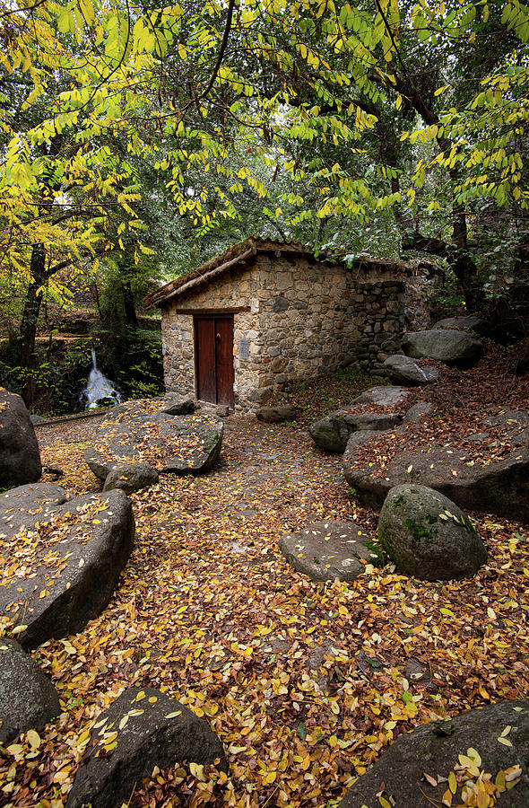 The old water mill in autumn season Photograph by Michalakis Ppalis