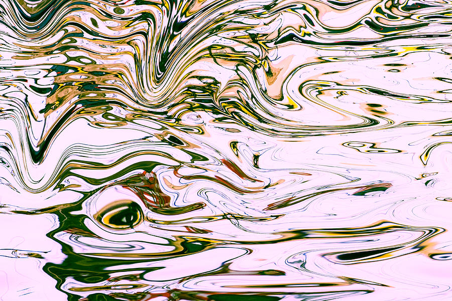 Water Reflection Liquify Abstract #2 Photograph by Stuart Litoff