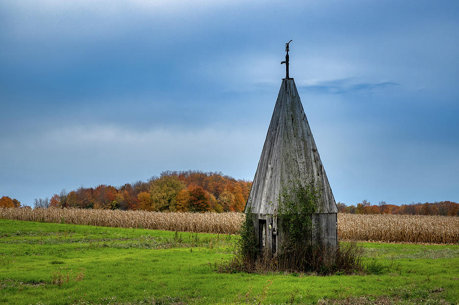 Water Shed in the Pasture Photograph by Dee Potter