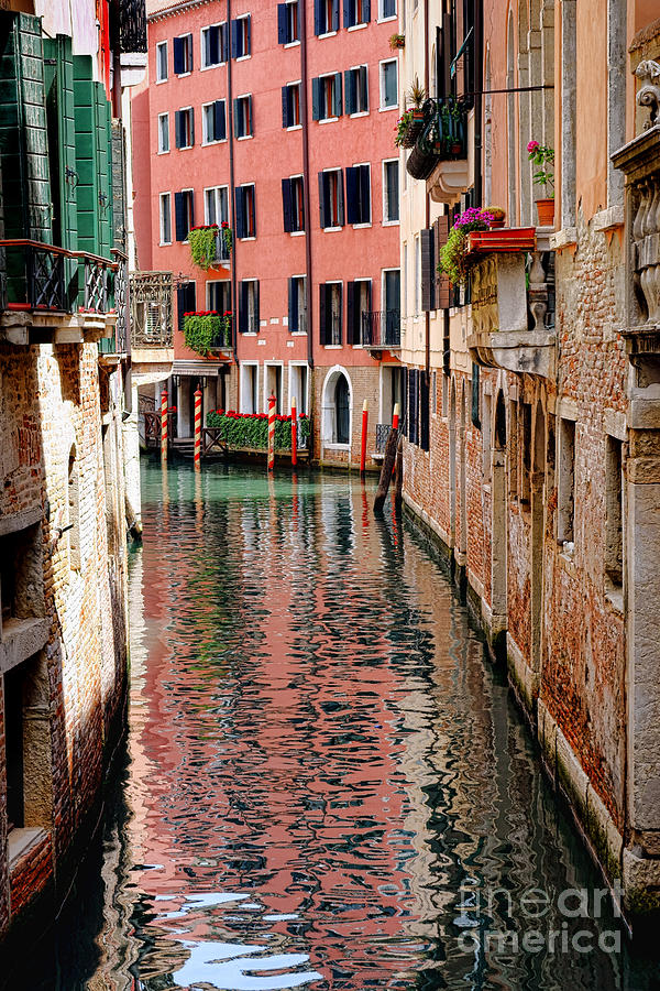 Water Street of Venice Photograph by Olivier Le Queinec