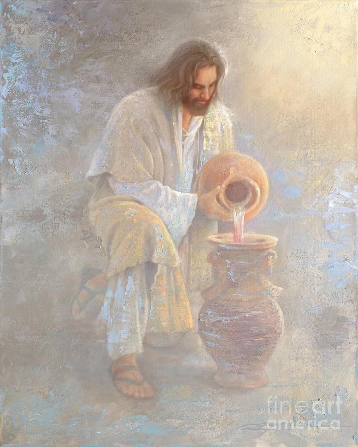 Water to Wine Painting by Greg Olsen