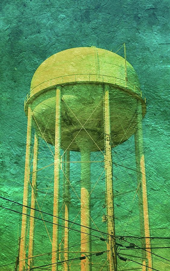 Water Tower Digital Art by Kai Oliver Fine Art America