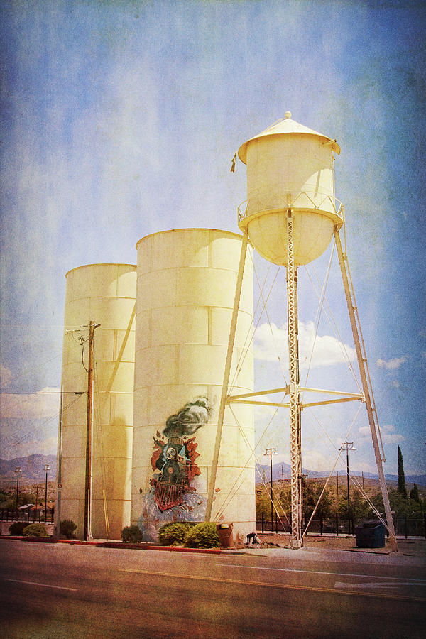 Water Tower Kingman Arizona Photograph by Tatiana Travelways