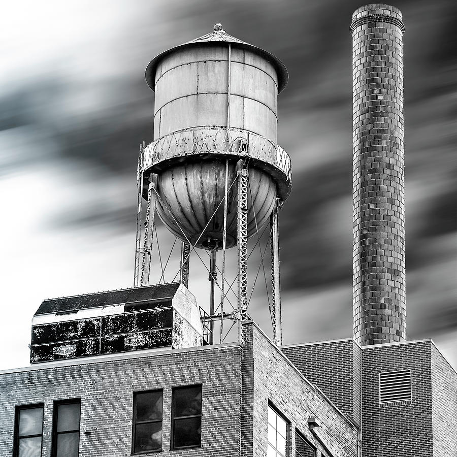 Water Tower Photograph by Tony Locke