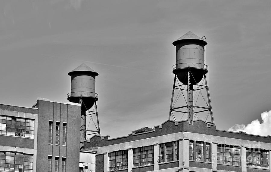 Water Towers Photograph by Stacey Brooks - Pixels