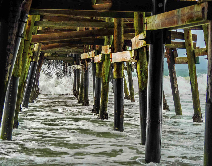 Water Under the Pier Photograph by Neal Ortenberg