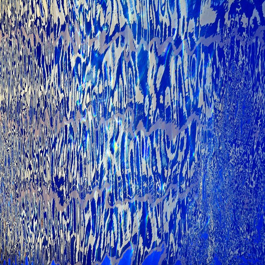 Water V Blue Photograph by Dietmar Scherf