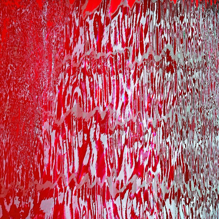 Water V Red Photograph by Dietmar Scherf