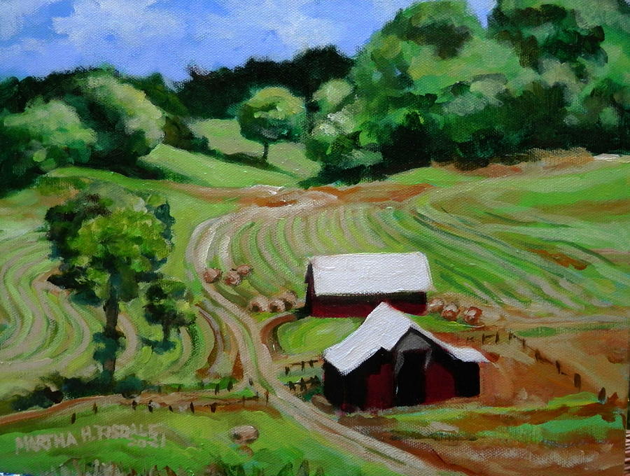 Water Valley Farm Painting by Martha Tisdale