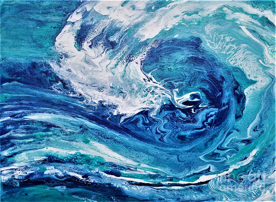 Second Wave Painting by Nila Taylor - Fine Art America