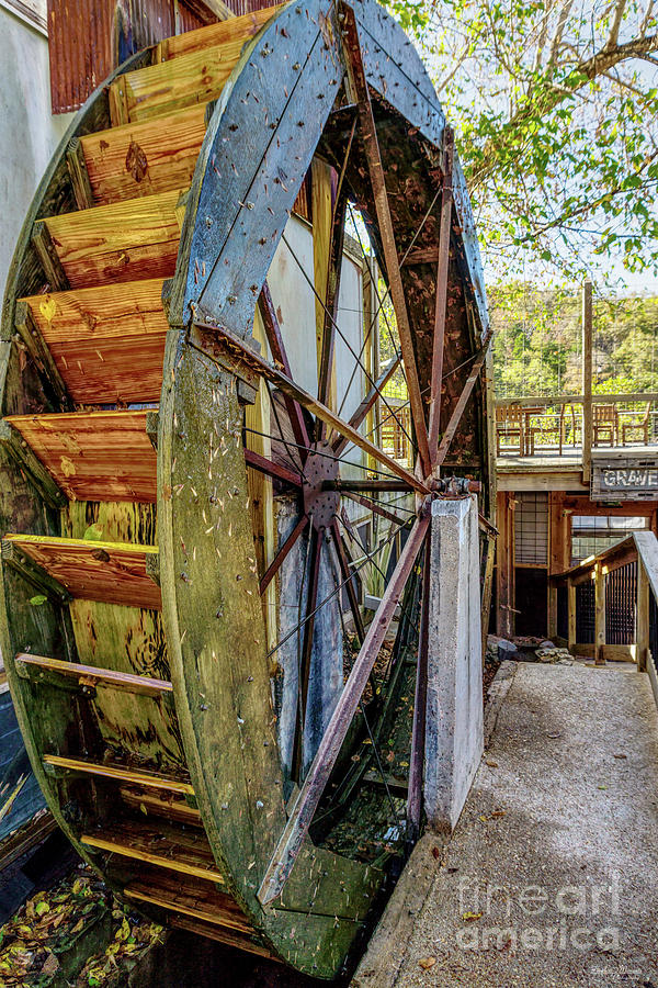 Water Wheel Dawt Mill Photograph by Jennifer White
