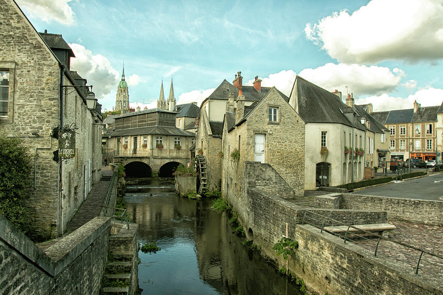 Water Wheel of Bayeux 2 Photograph by Lisa Chorny